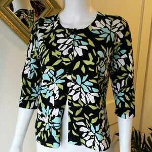 Floral Patterned Women's Cardigan